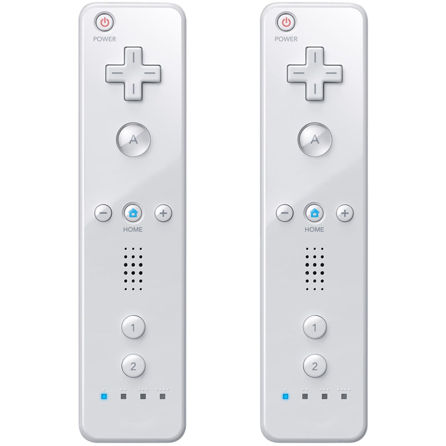MOOGOLE Wii Remote Controller  Wii Controller 2 Pack  Wii Remotes 2 Pack  with Silicone Case and Wrist Strap  for Nintendo Wii/Wii U