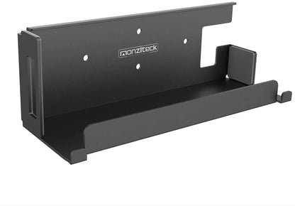 Monzlteck Wall Mount for Switch, Black Metal, Model wn-01, Space-Saving Design, Quick Heat Dissipation, Easy Installation