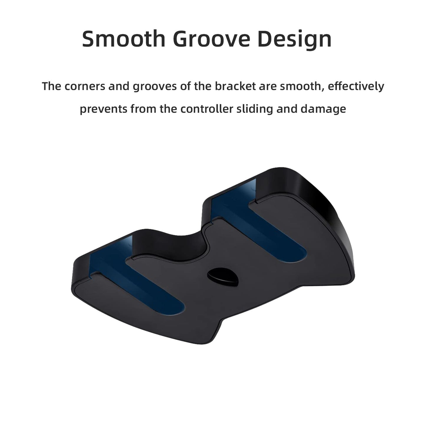 Mcbazel Under Desk Mount for Xbox & Switch Pro Controller - Black, Model MT-000044, Durable ABS Material, Space-Saving Design