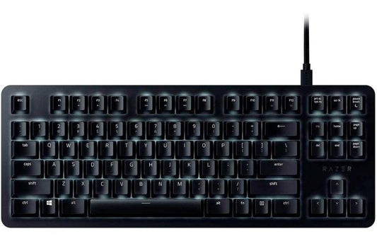 Razer BlackWidow Lite TKL Mechanical Keyboard - Orange Switches, Compact Design, White Key Lighting, Classic Black, Model RZ03-02640200-R3U1