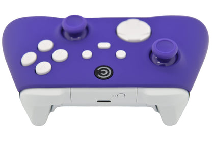 Custom Controllerzz Wireless Controller for PC & Xbox - Purple with White Inserts