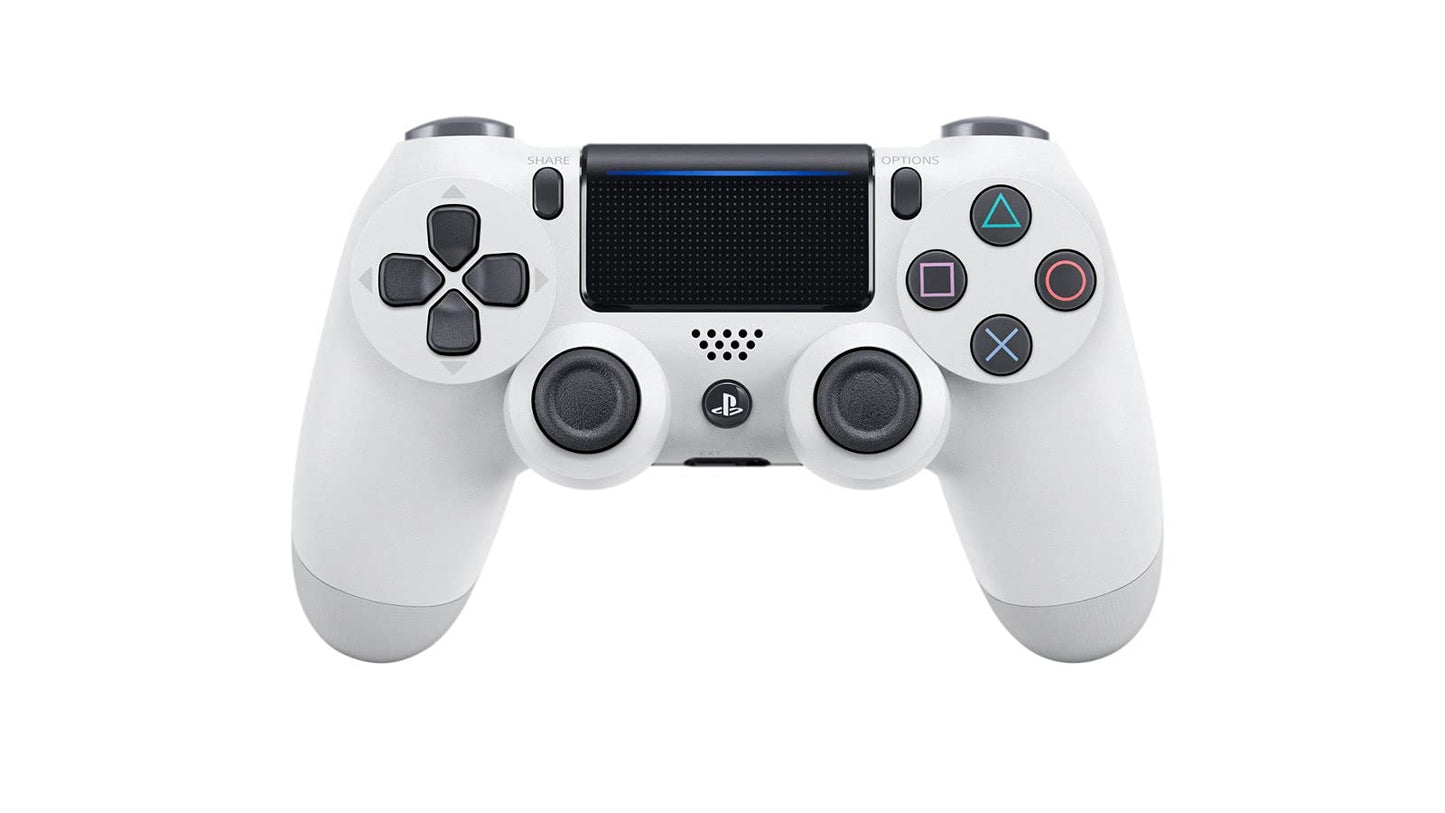 Sony DualShock 4 Wireless Controller for PlayStation 4 - Parent (refurbished) (Glacier White)