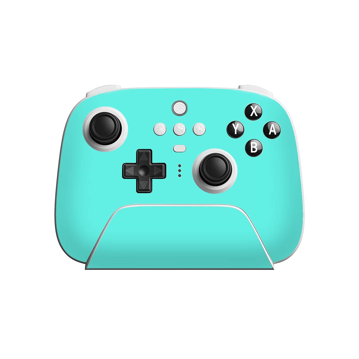 SopiGuard Sticker Skin for 8Bitdo Ultimate Wireless Controller Front and Buttons (Satin Turquoise Blue)