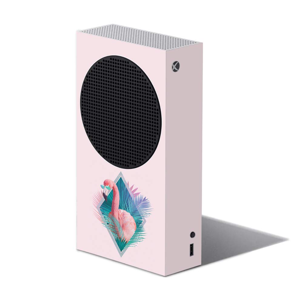 MightySkins Skin Compatible with Xbox Series S - Flamingo Vice | Protective  Durable  and Unique Vinyl Decal wrap Cover | Easy to Apply and Change Styles | Made in The USA