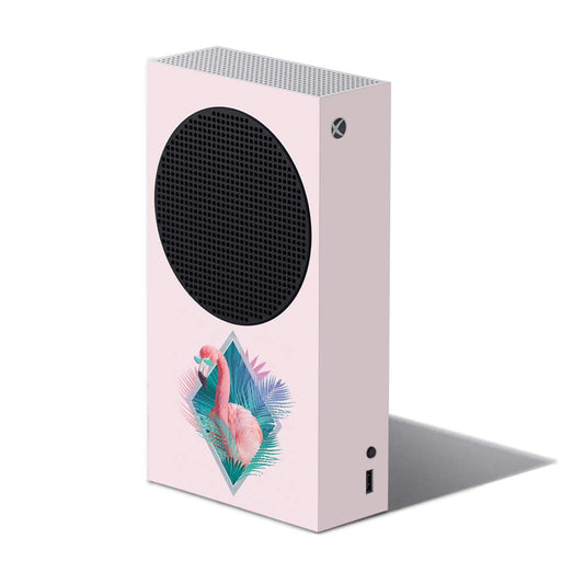 MightySkins Skin Compatible with Xbox Series S - Flamingo Vice | Protective  Durable  and Unique Vinyl Decal wrap Cover | Easy to Apply and Change Styles | Made in The USA