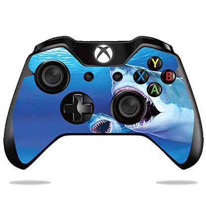 MIGHTY SKINS Xbox One/One S Controller Skin - Great Whites, Durable Vinyl Wrap, Easy Application, Made in The USA