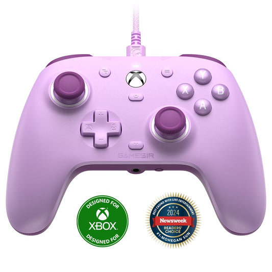 GameSir G7 SE Wired Controller for Xbox Series X|S  Xbox One & Windows 10/11  Plug and Play Gaming Gamepad with Hall Effect Joysticks/Hall Trigger  3.5mm Audio Jack (Purple)