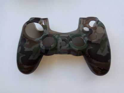 Hikfly Silicone Gel Controller Cover for PS4/PS4 Slim/Pro - Grey, Includes 8 FPS Pro Thumb Grip Caps