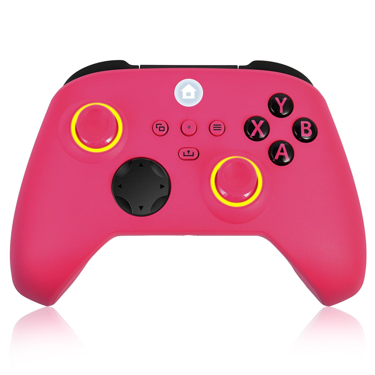 Xbox One Controller  RGB LED Light 2.4GHz Wireless Xbox Controller Compatible with Xbox One X/S Xbox One Series X/S with 3.5mm Audio Headphone Jack & 800mAh Rechargeable Built-in Battery  Deep Pink