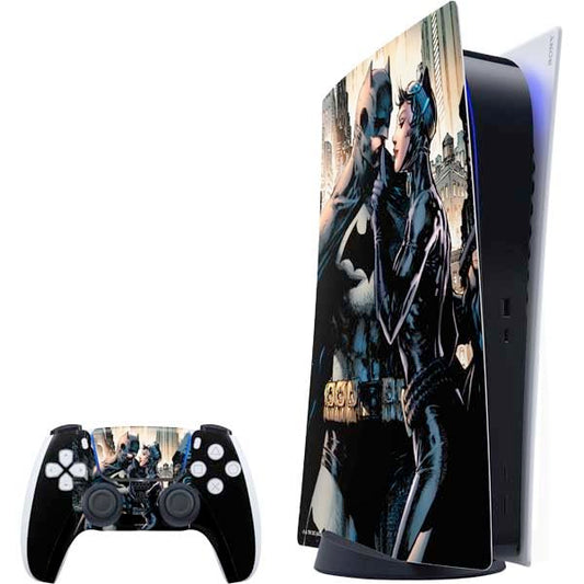 Skinit Decal Gaming Skin Compatible with PS5 Bundle - Officially Licensed DC Comics Batman Hush 15th Anniversary Deluxe Edition Cover by Jim Lee Design