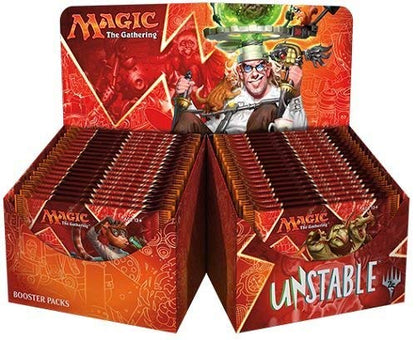 Magic: The Gathering Unstable Booster Display Box - 36 Packs, Black, Model MTG-UST-BD-EN
