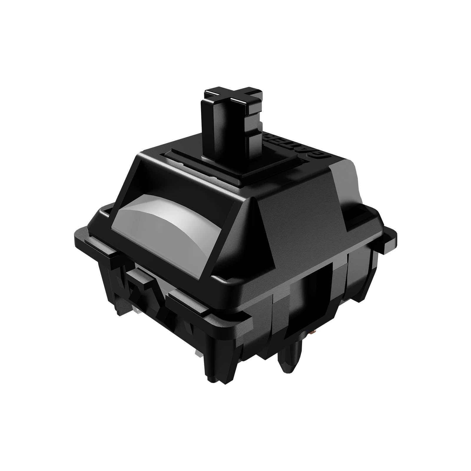 Mciepny Gateron Ghost Linear Keyboard Switches, 5-Pin 50gf, Pre-Lubed, Full POM, 45Pcs, Gaming Keyboard, Ghost Color