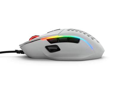 Glorious Gaming Model I Wired Mouse - 69g Superlight, 9 Programmable Buttons, RGB, Matte White