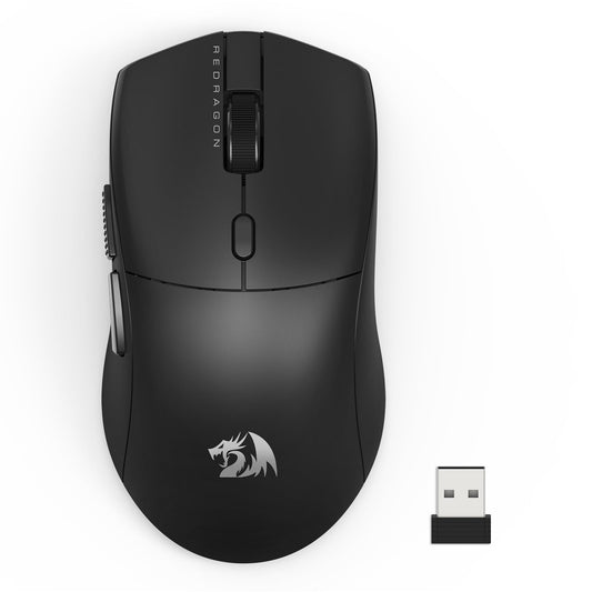 Redragon M815PRO Wireless Gaming Mouse, Ultra-Light 26K DPI, Programmable Buttons, Black