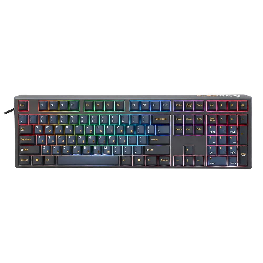 Ducky One 3 Pro Nazca 8K Hotswap RGB Triple Shot PBT Mechanical Keyboard - Cherry MX2A Red
