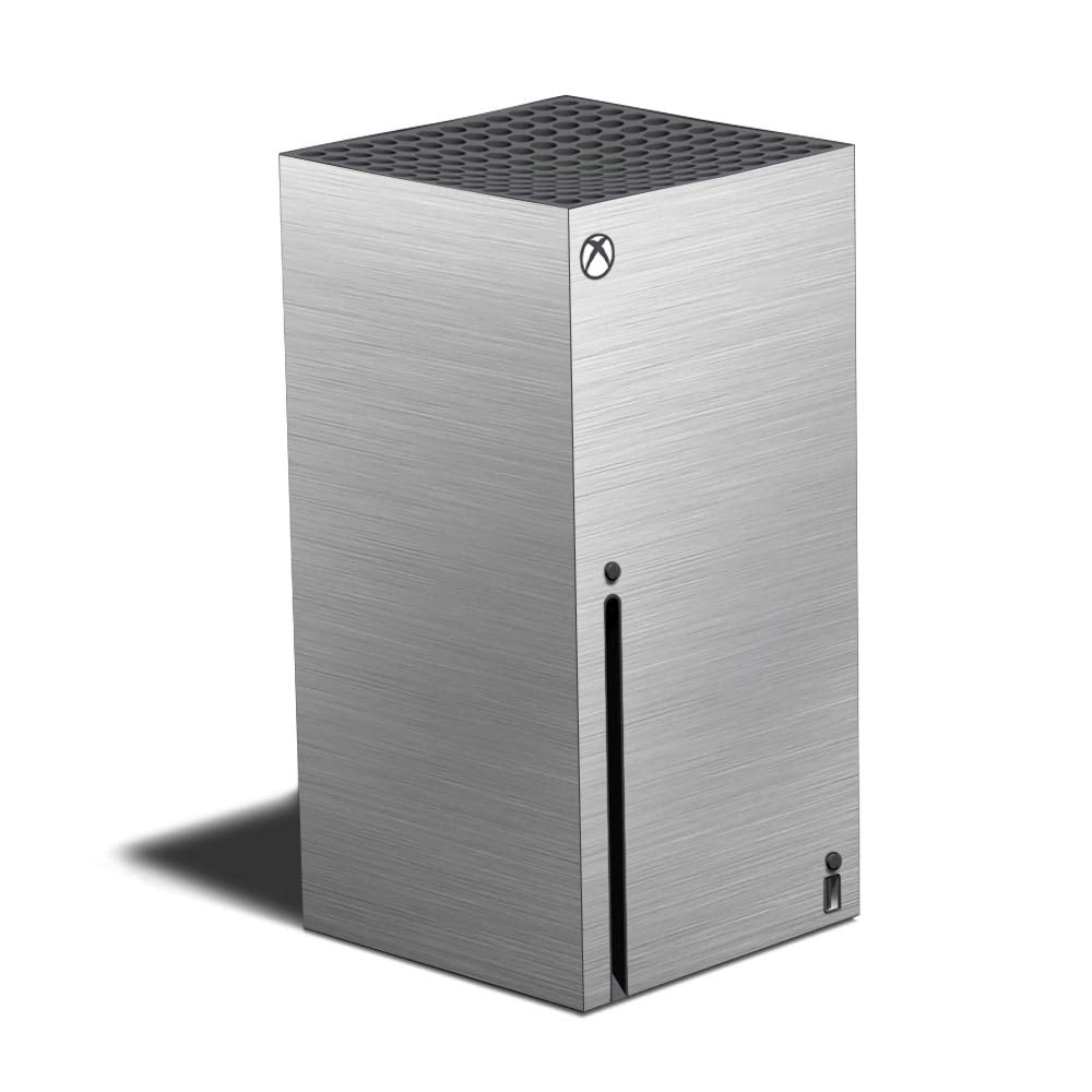 MightySkins Skin Compatible with Xbox Series X - Cold Steel | Protective  Durable  and Unique Vinyl Decal wrap Cover | Easy to Apply  Remove  and Change Styles | Made in The USA (MIXBSERX-Cold Steel)