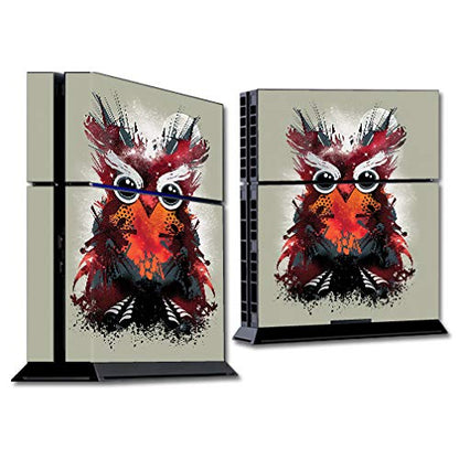 MIGHTY SKINS PS4 Skin - Owl Universe - Durable Vinyl Decal Wrap, Easy to Apply & Remove, Fits Sony PS4 Console