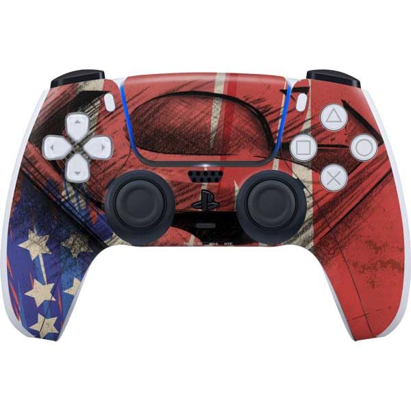 Skinit Decal Gaming Skin Compatible with PS5 Controller - Officially Licensed DC Comics Superman Crest Design