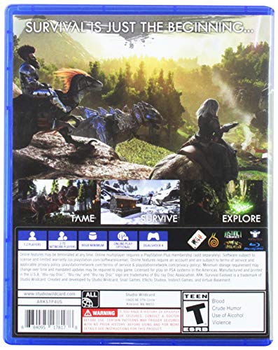 Studio Wildcard ARK: Survival Evolved Game for PlayStation 4 - Model 884095178178