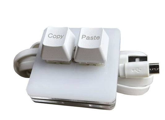 BTXETUEL One-Handed Mechanical Gaming Keyboard, Cherry Switch, RGB Backlit, Mini USB, 2*2*1 inch, White, Clavier OSU