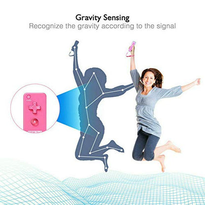 ChamZA Wireless Remote Controller Gamepad for Wii/Wii U - Motion Plus, Pink, Model KLH00159