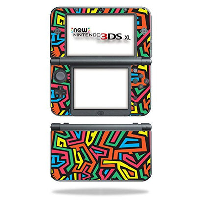 MIGHTY SKINS Nintendo 3DS XL Skin - Hyper Vinyl Decal Wrap, Durable & Easy to Apply, Model NI3DSXL2-Hyper, Made in USA