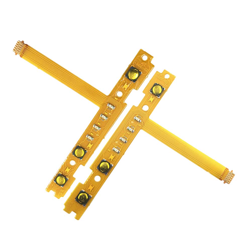 Comidox 2PCS Replacement SR SL Left Right Button Key Flex Cable for Joy-Con Controller SR+SL
