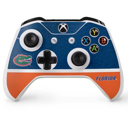 Skinit Decal Gaming Skin Compatible with Xbox One S Controller - Officially Licensed University of Florida Gators Logo Design