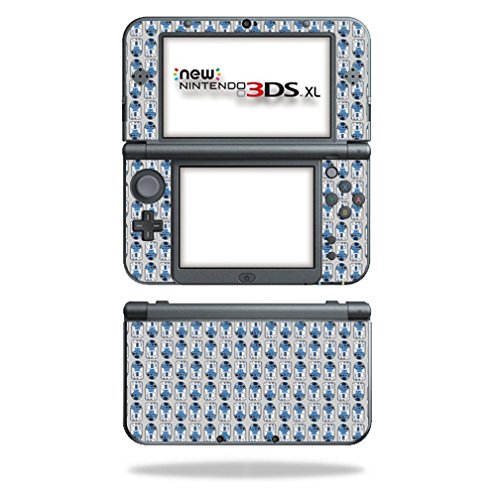 MIGHTY SKINS Nintendo 3DS XL Skin - Galaxy Bots Vinyl Decal Wrap, Durable & Easy to Apply, Model NI3DSXL2-Galaxy Bots