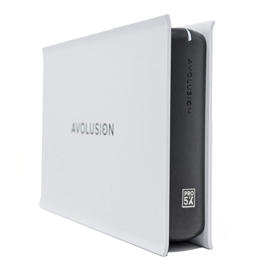 Avolusion PRO-5X Series 2TB USB 3.0 External Gaming Hard Drive for PS4 Original  Slim & Pro (White) (Renewed)