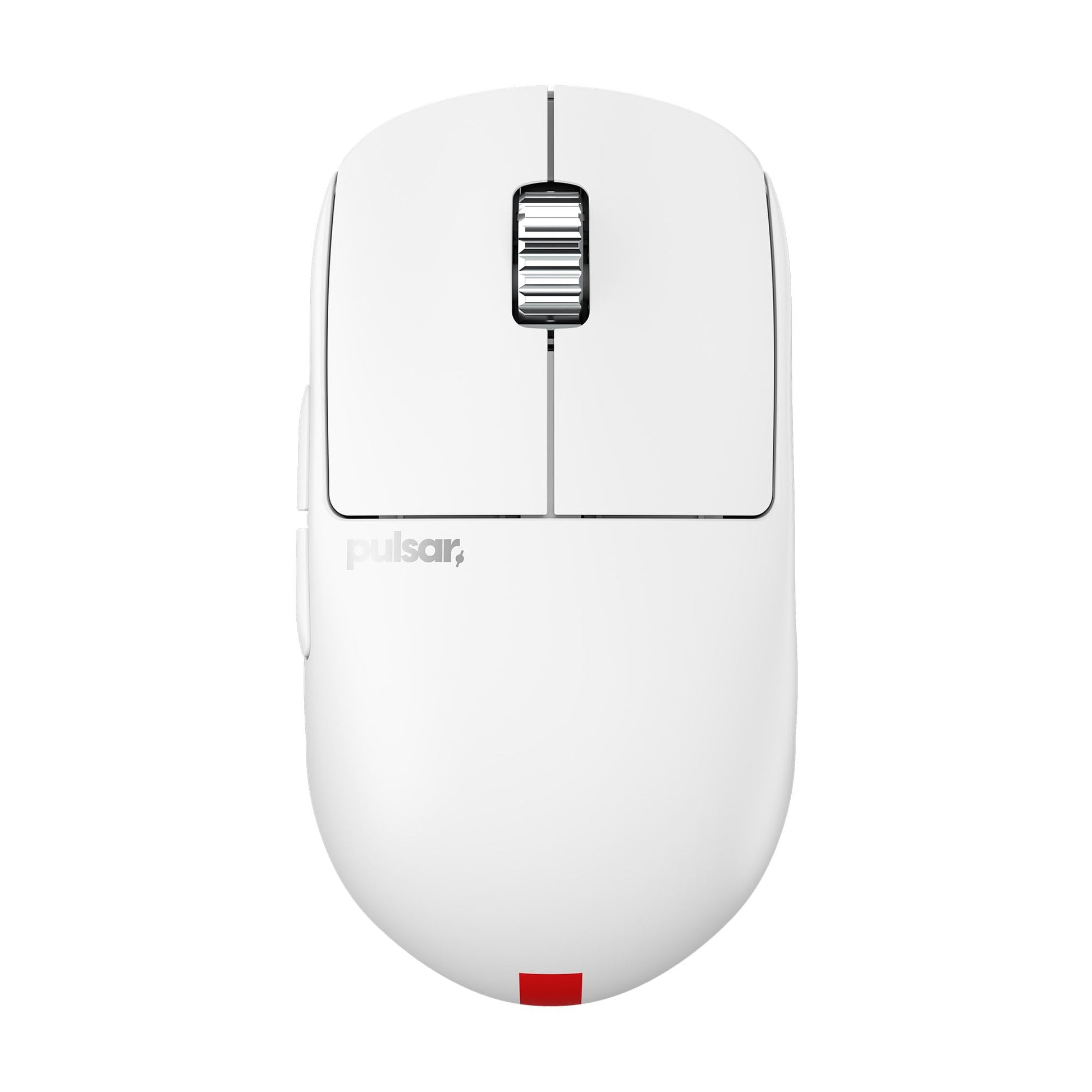 Pulsar Gaming Gears - X2H eS Wireless Gaming Mouse  Limited Edition  Symmetrical  Optical Switch  OLED Display  Driverless  PAW3395 Sensor  100H Battery  4K dongle Included (Medium  White)