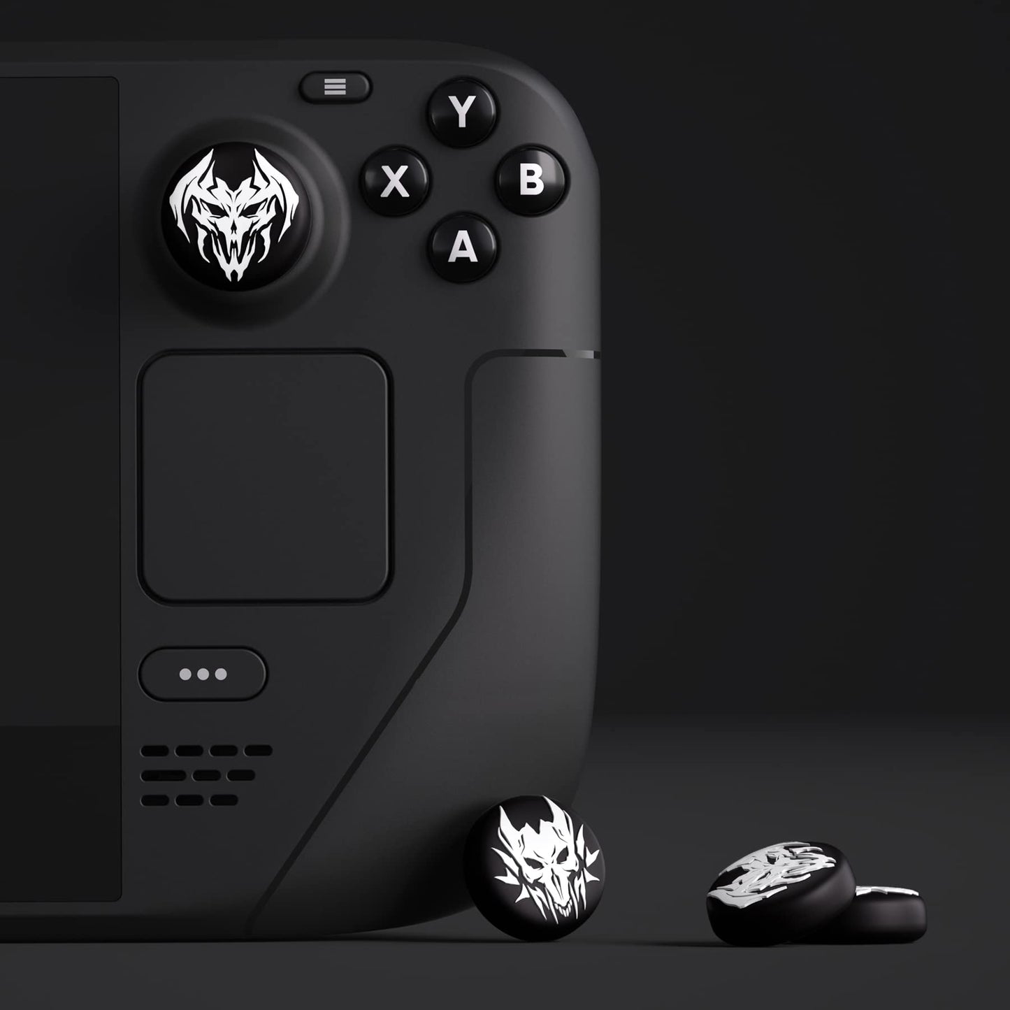 PlayVital Thumb Grip Caps for Steam Deck - Silicone Joystick Covers, Lich Demons, Model YFSDM001