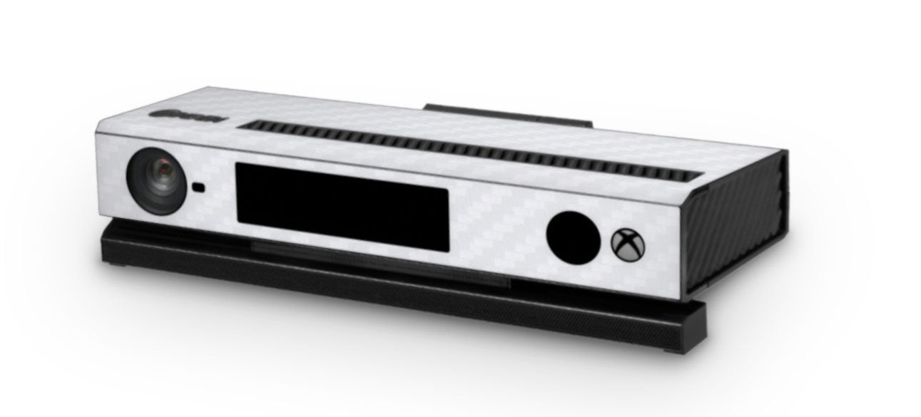 giZmoZ n gadgetZ GNG Carbon White Console Skin Decal + 2 Xbox One Controller Skins - Model GNG-XB-CARB-WHITE-SKINS