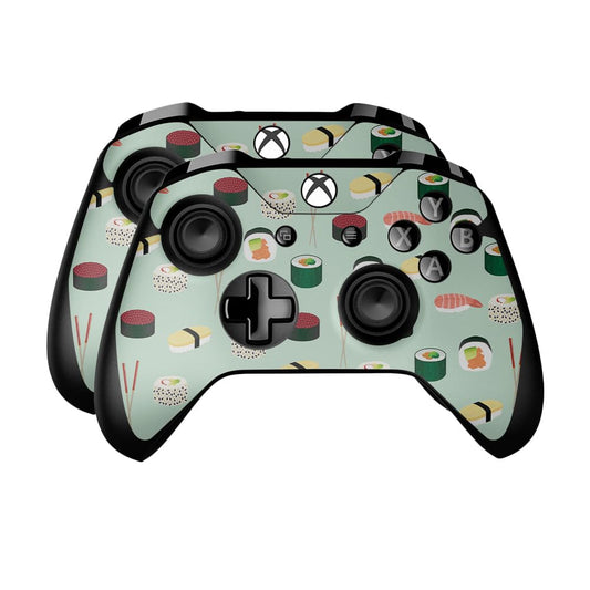 Skin Compatible with Microsoft Xbox One Controller (2 Pack) - Sushi - Premium 3M Vinyl Protective Wrap Decal Cover - Easy to Apply | Crafted in The USA by MightySkins