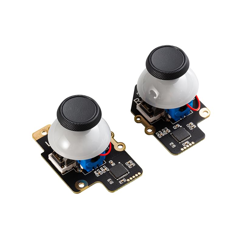 GuliKit Analog Joystick Replacement for Steam Deck - Hall Effect No Drift, Easy Calibration, Black & White, Model SD02