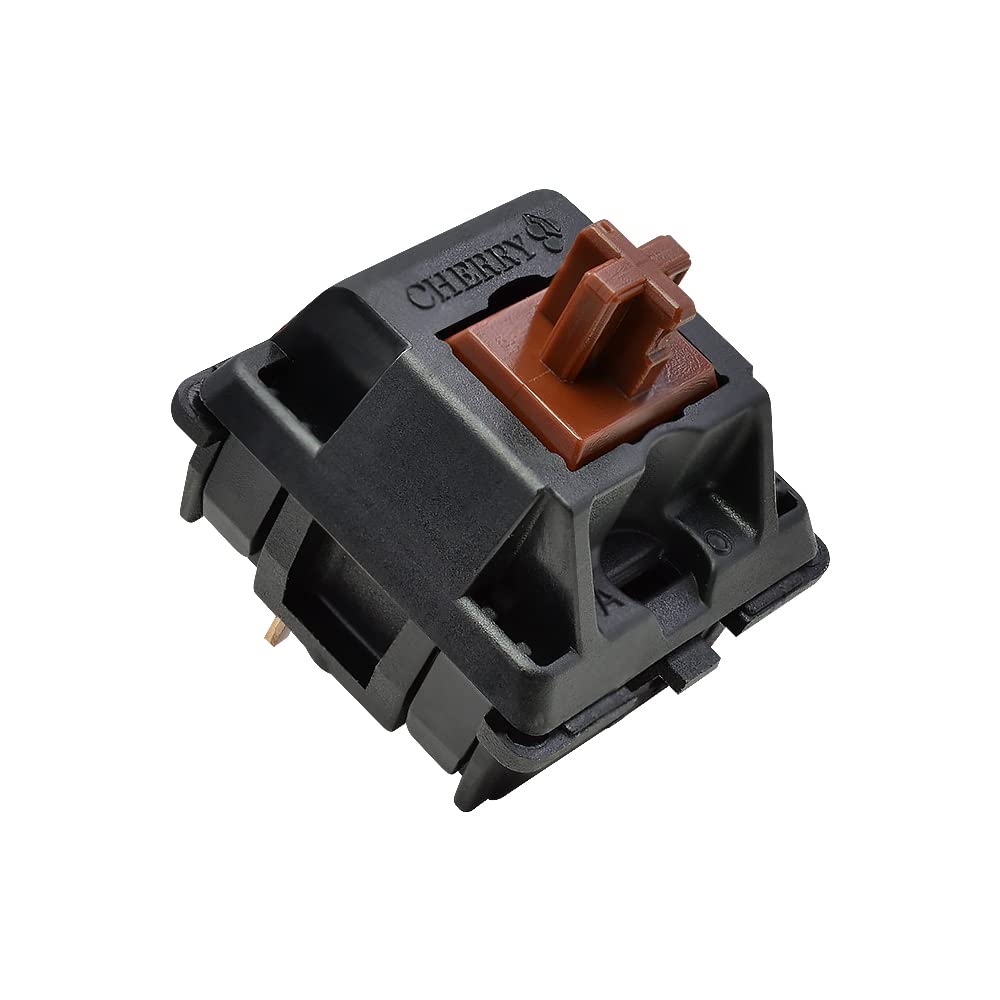 Granvela Cherry MX Brown Mechanical Keyboard Switches - Pack of 10, Durable Brown Switches for Enhanced Typing Experience