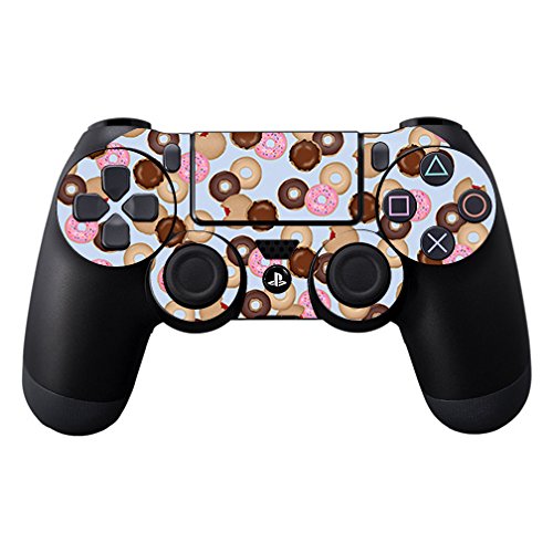 MightySkins Skin Compatible with Sony PS4 Controller - Donut Binge | Protective, Durable, and Unique Vinyl Decal wrap Cover | Ea