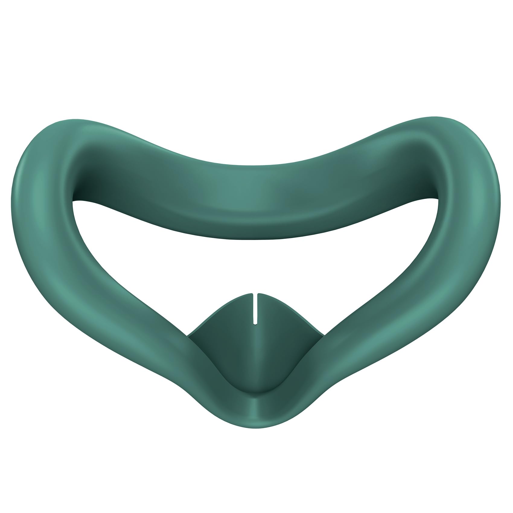 FLOWEBB Silicone Face Cover for Meta Quest 3S - Skin-Friendly Anti-Sweat VR Face Pad with Ventilation & Lightproof Design (Green