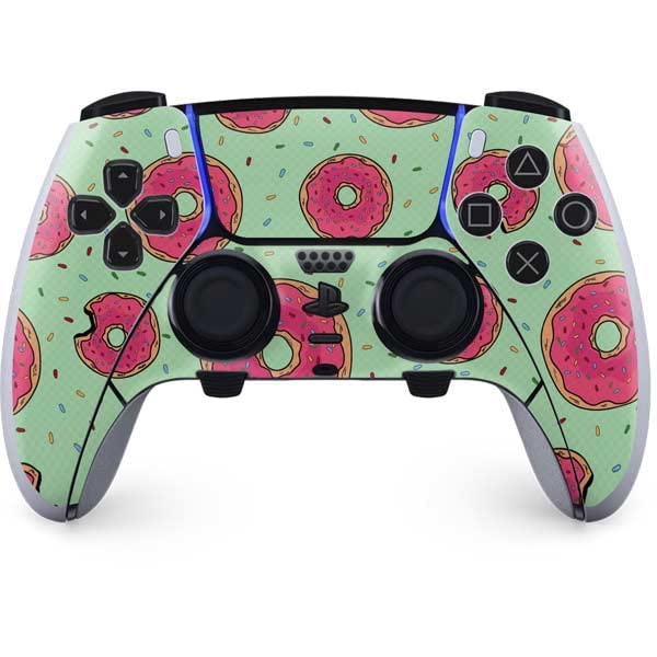 Skinit Decal Gaming Skin Compatible with PS5 DualSense Edge Pro Controller - Donuts Foodie Design