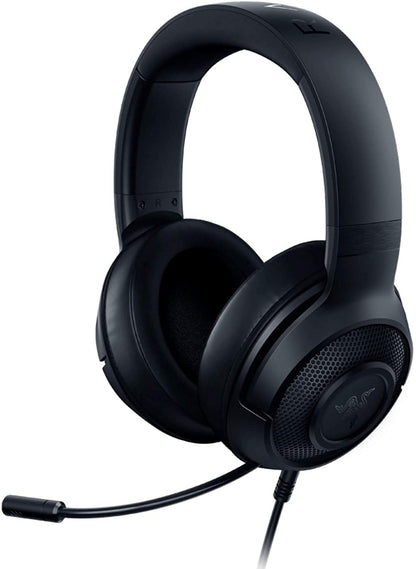Razer Kraken X Lite Gaming Headset - Lightweight 1.3 oz - Black - Durable Plastic - Model RZ.AU.KR.08.RT