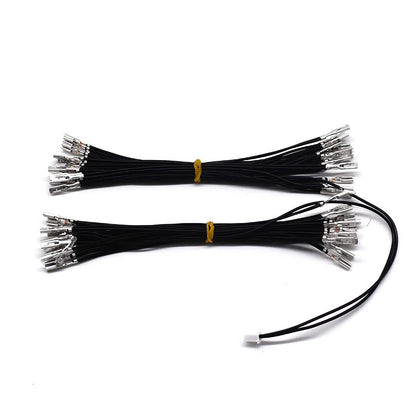 Arcity Arcade Cable Wire LED Button Power Cable Daisy Chain 0.110 Inch Terminals for USB Encoder, MAME, Raspberry Pi - Model HY-PJ099-4