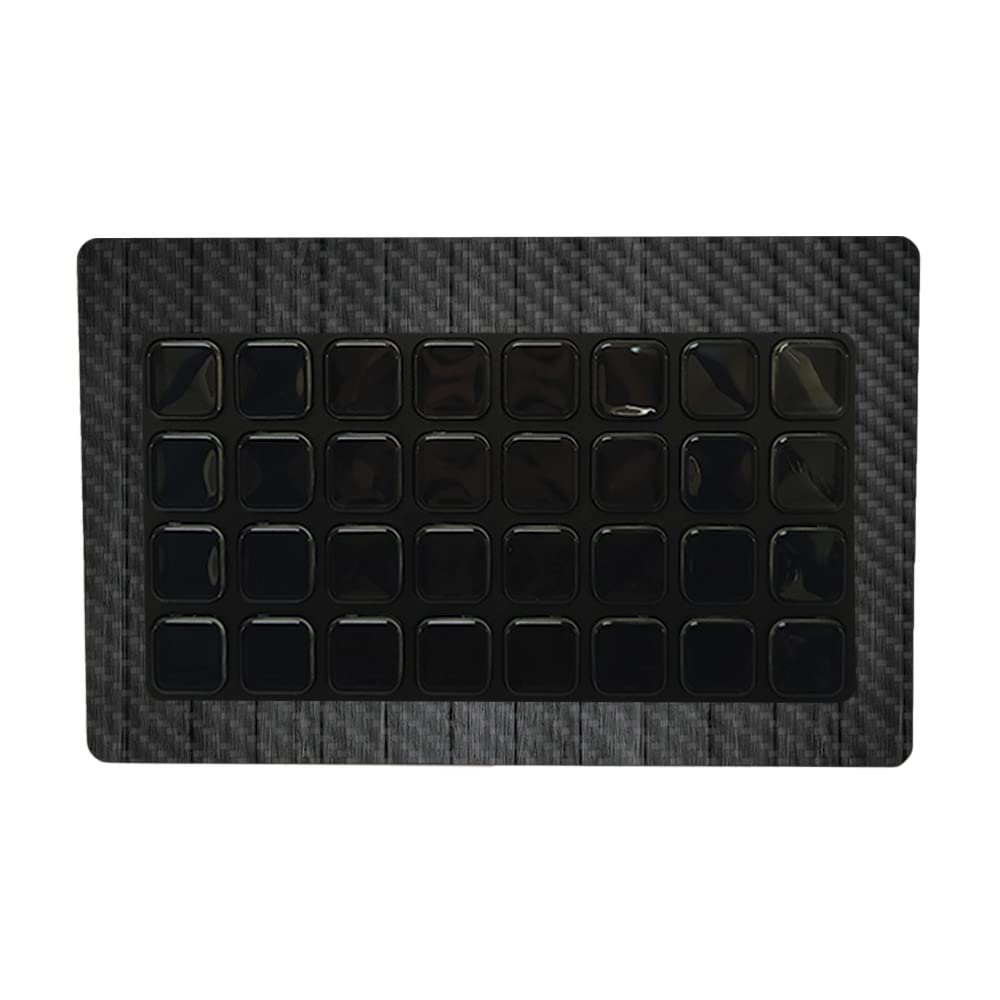 MightySkins Carbon Fiber Skin Compatible with Elgato Stream Deck XL - Black Wood | Protective  Durable Textured Carbon Fiber Finish | Easy to Apply and Change Styles | Made in The USA