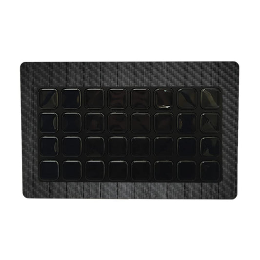MightySkins Carbon Fiber Skin Compatible with Elgato Stream Deck XL - Black Wood | Protective  Durable Textured Carbon Fiber Finish | Easy to Apply and Change Styles | Made in The USA