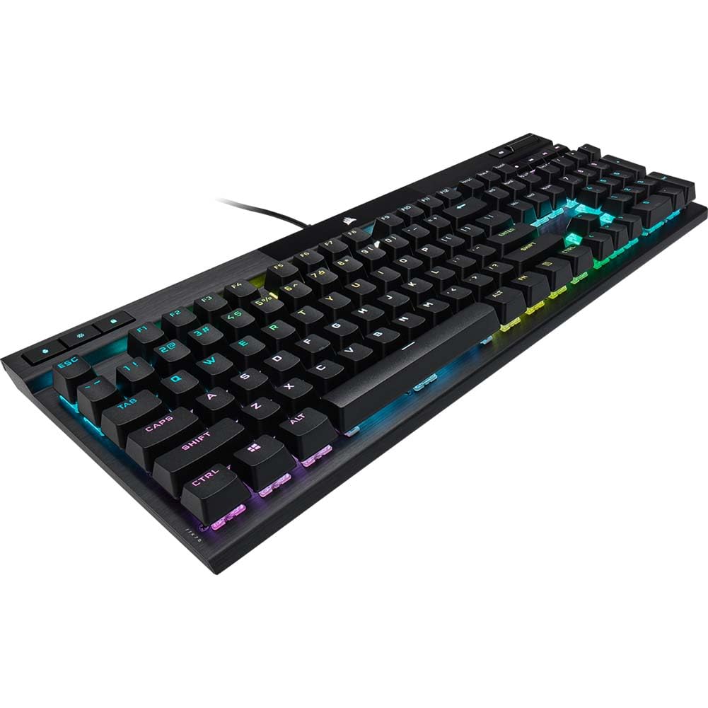 Corsair K70 PRO RGB Optical-Mechanical Gaming Keyboard - OPX Switches, PBT Keycaps, 8,000Hz, Black, Model CH-910941A-NA