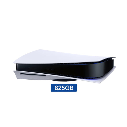PlayStation 5 Disc Version with 825GB SSD Storage  Console Only - PS5 Gaming System  White (Renewed)