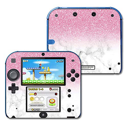 MIGHTY SKINS Nintendo 2DS Skin - Marble Glitz, Durable Vinyl Decal, 5.75 x 3.0 x 0.5 inches, Easy to Apply & Remove