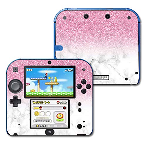 MIGHTY SKINS Nintendo 2DS Skin - Marble Glitz, Durable Vinyl Decal, 5.75 x 3.0 x 0.5 inches, Easy to Apply & Remove