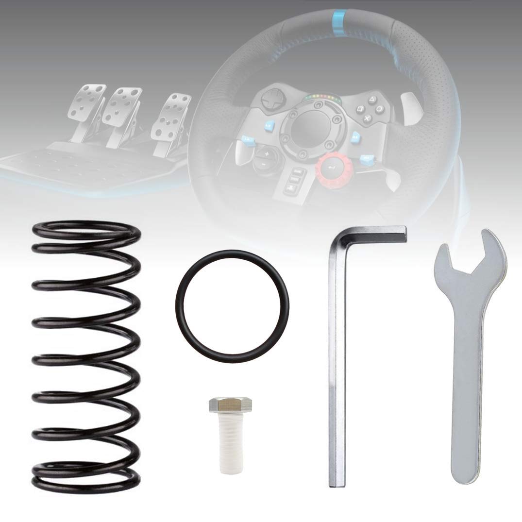 MORICHS Upgrade Mod Brake Pedal Spring Kit for LOGITECH G27 G29 G920 Racing Wheels - Black