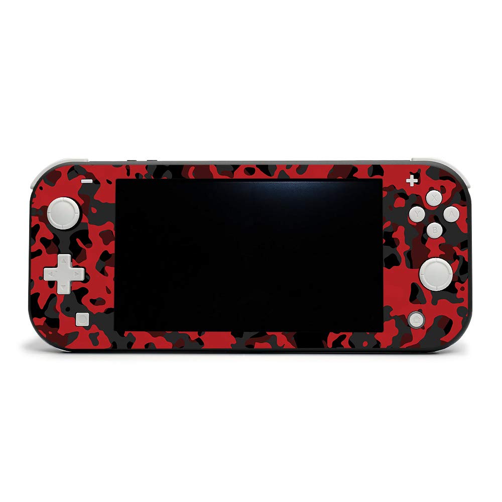 MightySkins Skin Compatible with Nintendo Switch Lite - Red Modern Camo | Protective  Durable  and Unique Vinyl Decal wrap Cover | Easy to Apply  Remove  and Change Styles | Made in The USA