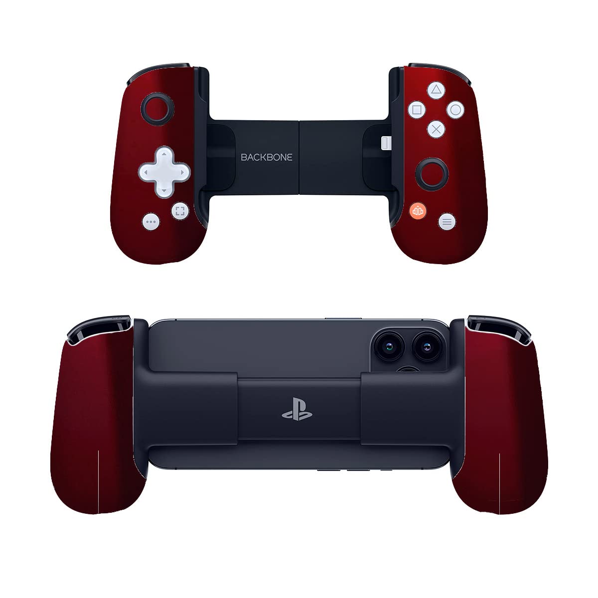 SopiGuard Sticker Skin for Backbone One Controller Full Body Wrap (Gloss Wine Red)